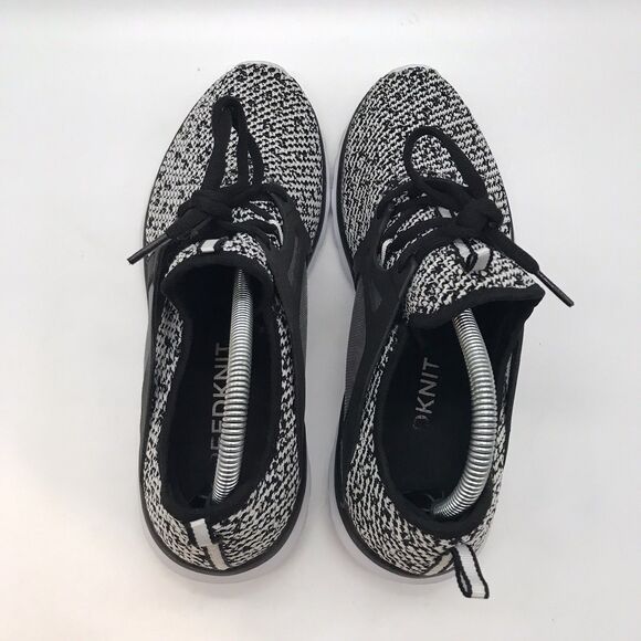 Champion SpeedKnit Sneakers Women's 11  Running Shoe Black White Lace Up Trainer - Picture 6 of 9